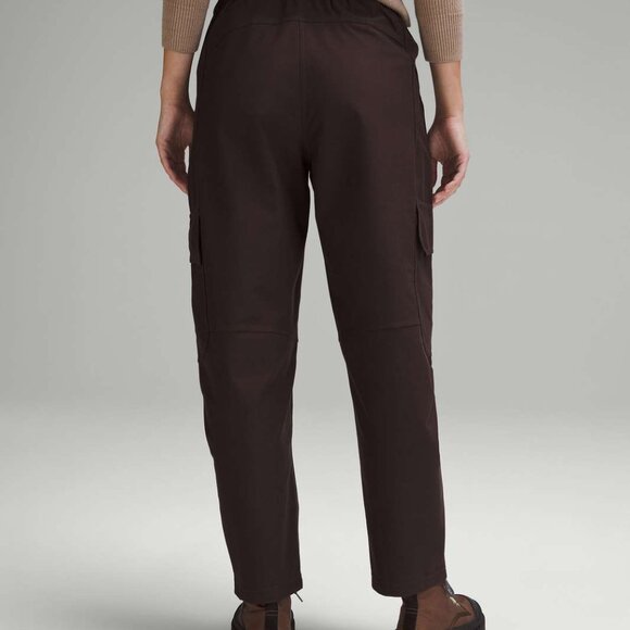 Lululemon Light Utilitech Cargo Pocket High-Rise Pant Espresso, Size 32/14 - Picture 2 of 6